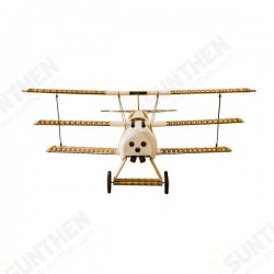 Dr.I 1540mm Wingspan Balsa Wood Triplane Warbird RC Airplane