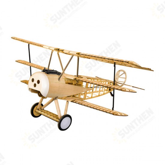 Dr.I 1540mm Wingspan Balsa Wood Triplane Warbird RC Airplane