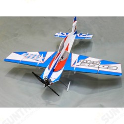840mm Wingspan F3P EPP Fancy EDGE 540 4mm 4D RC Airplane KIT Blue/Yellow 840mm Wingspan F3P EPP Fancy EDGE 540 4mm 4D RC Airplane KIT Blue/Yellow
