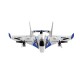 M02 2.4G 6CH 450mm Wingspan EPO Brushless 6-axis Gyro Aerobatic RC Airplane RTF 3D/6G Mode Aircraft