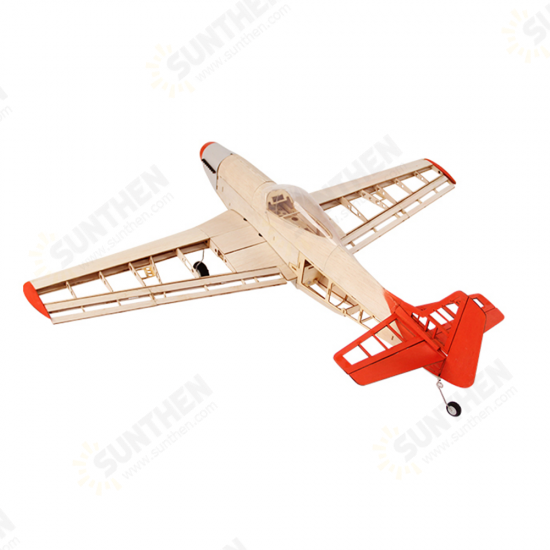 P-51 Mustang 1010mm Wingspan Balsa Wood RC Airplane Warbird KIT