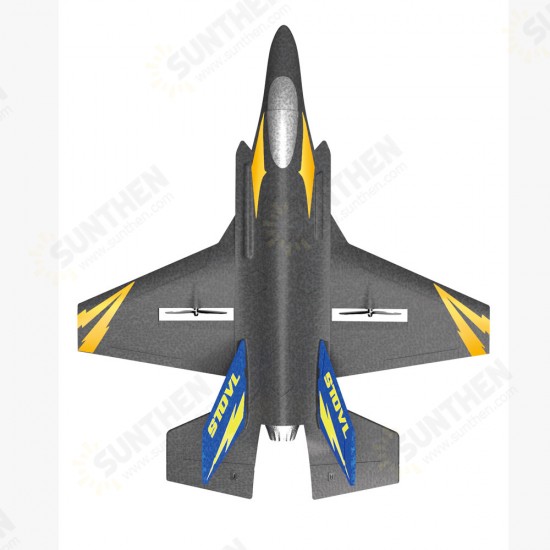 KF605 F35 Fighter 2.4G 4CH 6-Axis Gyroscope Automatic Balance 360° Rollover EPP RC Glider Airplane RTF for Trainer Beginner