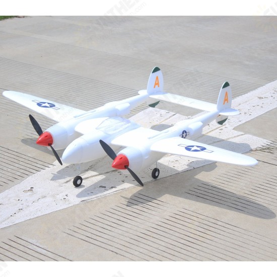 MD P38 1200mm Wingspan EPO RC Airplane Lockheed P-38 Lighting Zoom Aircraft PNP Fixed Wing MD P38 1200mm Wingspan EPO RC Airplane Lockheed P-38 Lighting Zoom Aircraft PNP Fixed Wing