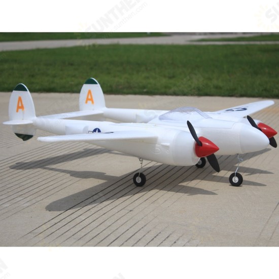 MD P38 1200mm Wingspan EPO RC Airplane Lockheed P-38 Lighting Zoom Aircraft PNP Fixed Wing