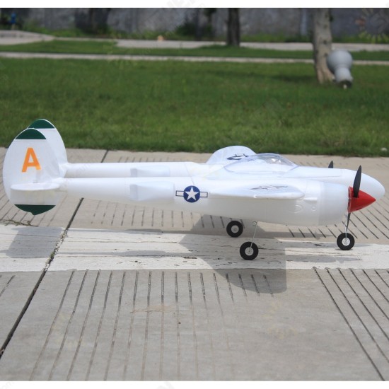 MD P38 1200mm Wingspan EPO RC Airplane Lockheed P-38 Lighting Zoom Aircraft PNP Fixed Wing MD P38 1200mm Wingspan EPO RC Airplane Lockheed P-38 Lighting Zoom Aircraft PNP Fixed Wing