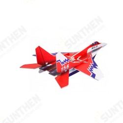 Mig-29 650mm Wingspan Glue-N-Go Foamboard Red EPP RC Airplane Kit Mig-29 650mm Wingspan Glue-N-Go Foamboard Red EPP RC Airplane Kit
