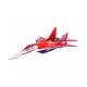 Mig-29 650mm Wingspan Glue-N-Go Foamboard Red EPP RC Airplane Kit