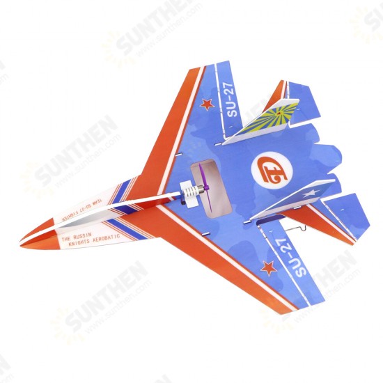 Mini SU27/J-15/F-22 Aircraft 300mm Wingspan Micro Warplane RC Airplane KIT/PNP