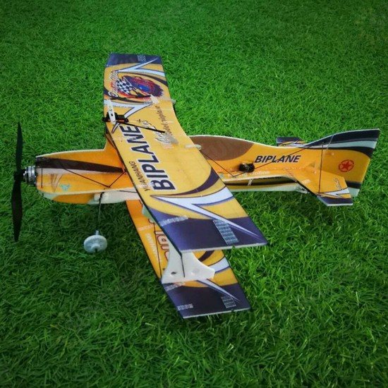 Mini-biplane Hornet 400mm Wingspan 3D Aerobatic Fixed-wing RC Airplane Aircraft Epp D Board Indoor Outdoor F3P KIT