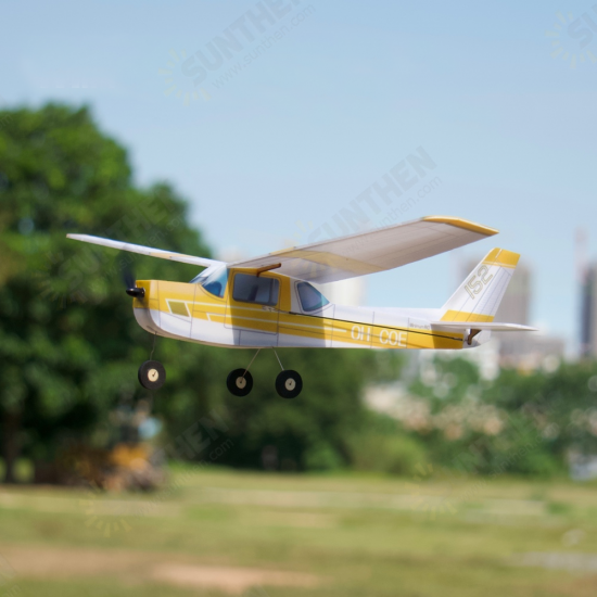 152 Sunset Yellow 360mm Wingspan KT Foam RC Airplane KIT