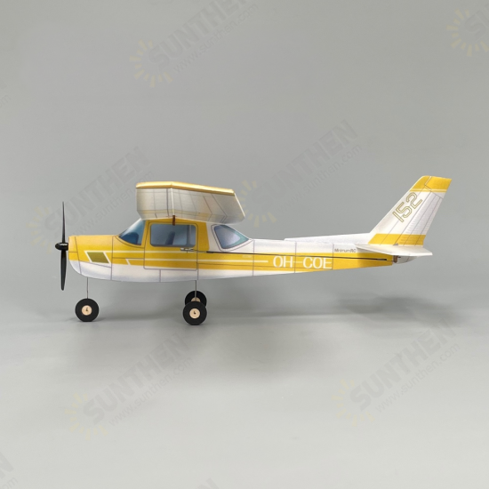 152 Sunset Yellow 360mm Wingspan KT Foam RC Airplane KIT