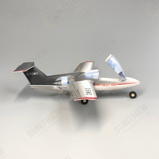 360mm Wingspan KT Foam Mini RC Airplane KIT With EDF / EDF + Servos