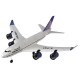 RC Boeing 747 Airliner 527mm Wingspan EPP 2.4Ghz 3CH Mini Aircraft Mode 2 Left Hand Throttle RTF Ready to Fly