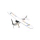 2.4G 3CH 515mm Wingspan 3-6-Axis 3D Aerobatic EPS FPV RC Airplane PNP