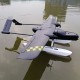 V2 940mm Wingspan Twin Motor/Single Motor Amphibious Seaplane RC Airplane KIT/PNP with Float