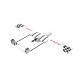 1800mm Wingspan EPO Long Range FPV UAV Platform RC Airplane KIT