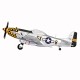 TOP RC HOBBY P51 Mustang Yellow 750mm Wingspan EPO RC Airplane Warbird KIT