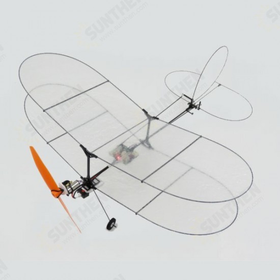 Black Flyer V2 Carbon Fiber Film RC Airplane With Power System