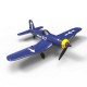 Three batteries-Mini F4U EPP 400mm Wingspan 2.4G 6-Axis Gyro One Key Return Aerobatic Indoor RC Airplane Trainer Fixed Wing RTF for Beginner