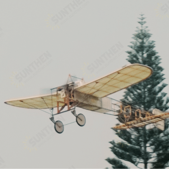 XI V2 420mm Wingspan 1/20 Scale Balsa Wood Laser Cut RC Airplane Warbird KIT With Wheels & Covering Filme