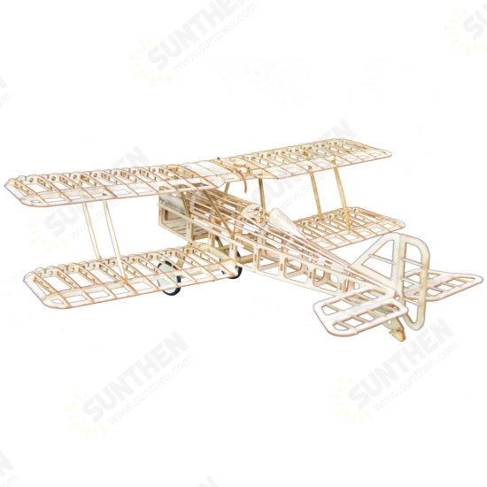 SE5a 480mm Wingspan Balsa Wood Laser Cut Biplane RC Airplane Warbird KIT