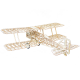 SE5a 480mm Wingspan Balsa Wood Laser Cut Biplane RC Airplane Warbird KIT