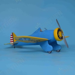Boeing P-26A Peashooter 381mm Wingspan Balsa Wood Laser Cut Classic Monoplane Fighter RC Airplane KIT Boeing P-26A Peashooter 381mm Wingspan Balsa Wood Laser Cut Classic Monoplane Fighter RC Airplane KIT
