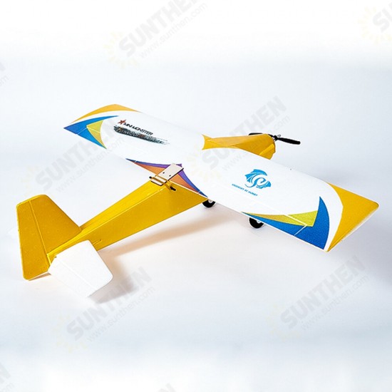 MG800 800mm Wingspan EPP Yellow/Blue RC Airplane KIT