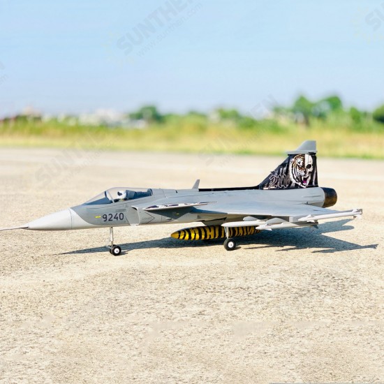 JAS-39 A/C 765mm Wingspan 70mm Ducted Fan EDF Jet EPO Fighter RC Airplane KIT/PNP