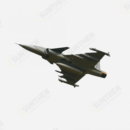 JAS-39 A/C 765mm Wingspan 70mm Ducted Fan EDF Jet EPO Fighter RC Airplane KIT/PNP JAS-39 A/C 765mm Wingspan 70mm Ducted Fan EDF Jet EPO Fighter RC Airplane KIT/PNP