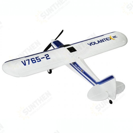 2.4G 4CH V765-2 765-2 Super Cub 750mm Sport Park Flyer FPV Aircraft RC Airplane RTF