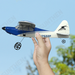 762-2 400mm Wingspan 2.4G 2CH EPP Mini RC Airplane Trainer RTF With Gyro Stabilization System for Beginner 762-2 400mm Wingspan 2.4G 2CH EPP Mini RC Airplane Trainer RTF With Gyro Stabilization System for Beginner