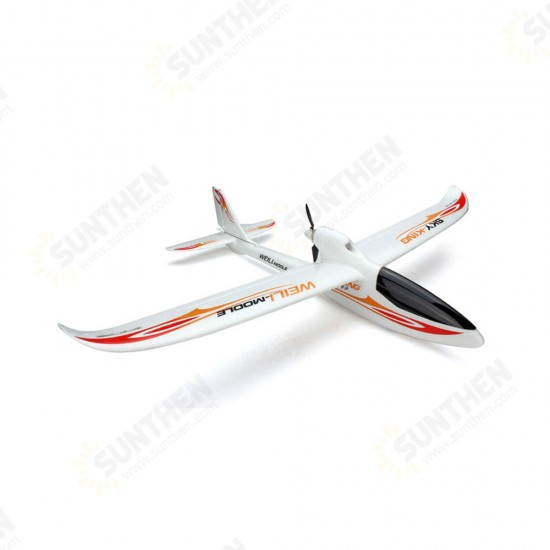 F959S Sky King 2.4G 750mm Wingspan EPO RC Glider Airplane RTF Mode 2 with 6-Axis Gyro