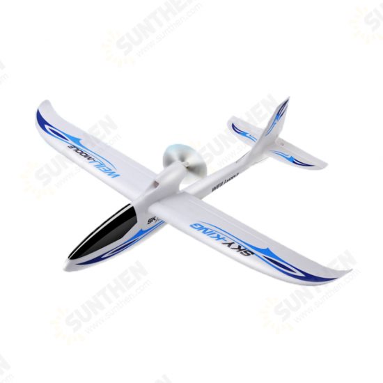 F959S Sky King 2.4G 750mm Wingspan EPO RC Glider Airplane RTF Mode 2 with 6-Axis Gyro