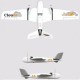 Clouds 1880mm Wingspan Twin Motor EPO FPV Aircraft RC Airplane KIT Aerial Mapping Version Clouds 1880mm Wingspan Twin Motor EPO FPV Aircraft RC Airplane KIT Aerial Mapping Version