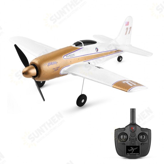 A260 Rarebear F8F Fighter 380mm Wingspan 2.4GHz 4CH 3D/6G System EPP RC Airplane Beginner RTF