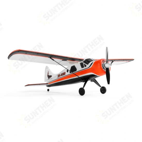 A900 DHC-2 2.4GHz 4CH Brushless Motor 3D/6G System 6-Axis Gyro Aerobatics EPP RC Airplane RTF Compatible Futaba