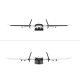 Dart250G 570mm Wingspan Sub-250 grams Sweep Forward Wing AIO EPP FPV RC Airplane PNP/FPV Ready Version