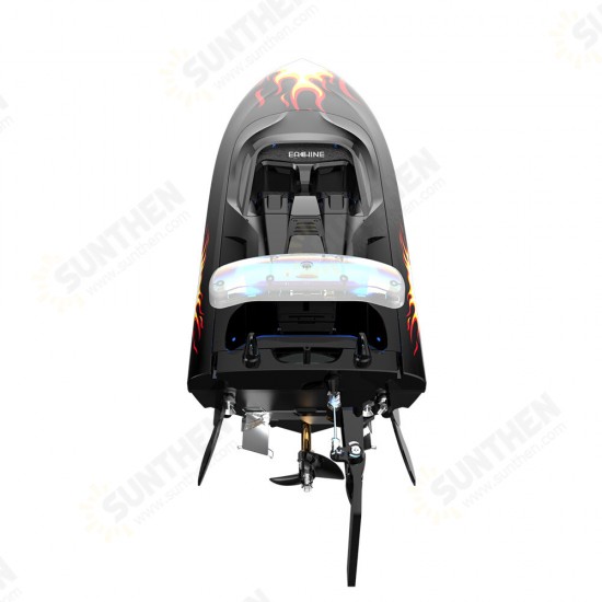 EBT04 Several Battery RTR 2.4G 4CH 40km/h Brushless RC Boat Vechicles Models w/ Colorful Lights Water Cooling System