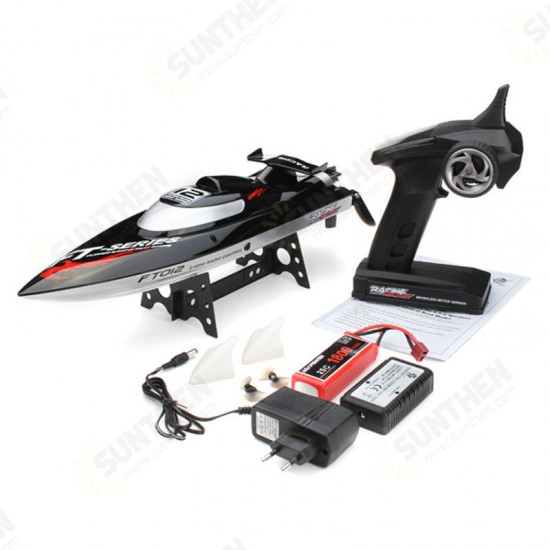 FT012 Upgraded FT009 2.4G 50KM/H High Speed Brushless Racing RC Boat For Kid Toys