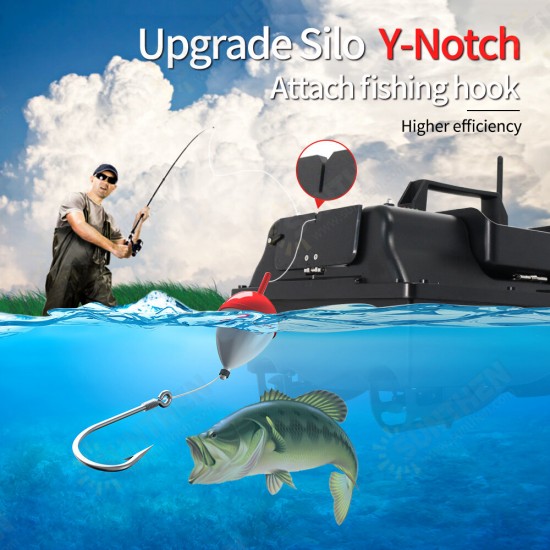 V010 2.4G Intelligent Positioning Three Bait Tanks Automatic Return Fishing Bait RC Boat Vehicle Models