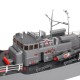 HT 1/115 2877B RTR 50cm 2.4G 4CH RC Boat Vehicles Dual Motors Millitary Warship Torpedo LED Lighting Models