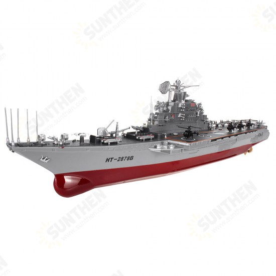 HT 1/275 2878B 76.5cm Military Warship Cruiser Warship Waterproof Boat 2.4G 4CH Wireless RC Boat Vehicle Models