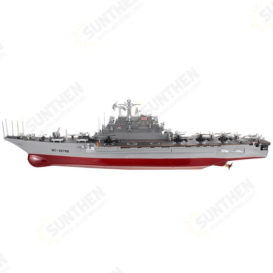 HT 1/275 2878B 76.5cm Military Warship Cruiser Warship Waterproof Boat 2.4G 4CH Wireless RC Boat Vehicle Models