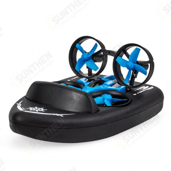 JJRC H36F Terzetto 1/20 2.4G 3 In 1 RC Boat Vehicle Flying Drone Land Driving RTR Model