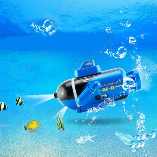 Mini RC Submarine 4 Channels Smart Electric Submarine Boat Simulation Remote Control Drone Model Toy For Children