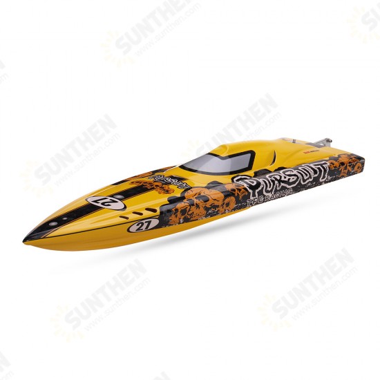 1106 Fiberglass 82cm Brushless RC Boat Anti-Capsize 120A ESC without Servo Transmitter Battery Charger