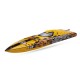 1106 Fiberglass 82cm Brushless RC Boat Anti-Capsize 120A ESC without Servo Transmitter Battery Charger