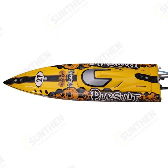 1106 Fiberglass 82cm Brushless RC Boat Anti-Capsize 120A ESC without Servo Transmitter Battery Charger