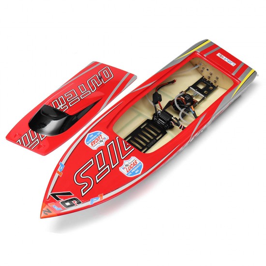 1126 880mm Lucky OCT 2.4G 120A ESC Brushless RC Boat w/ Water Cooling System Without Servo TX Battery